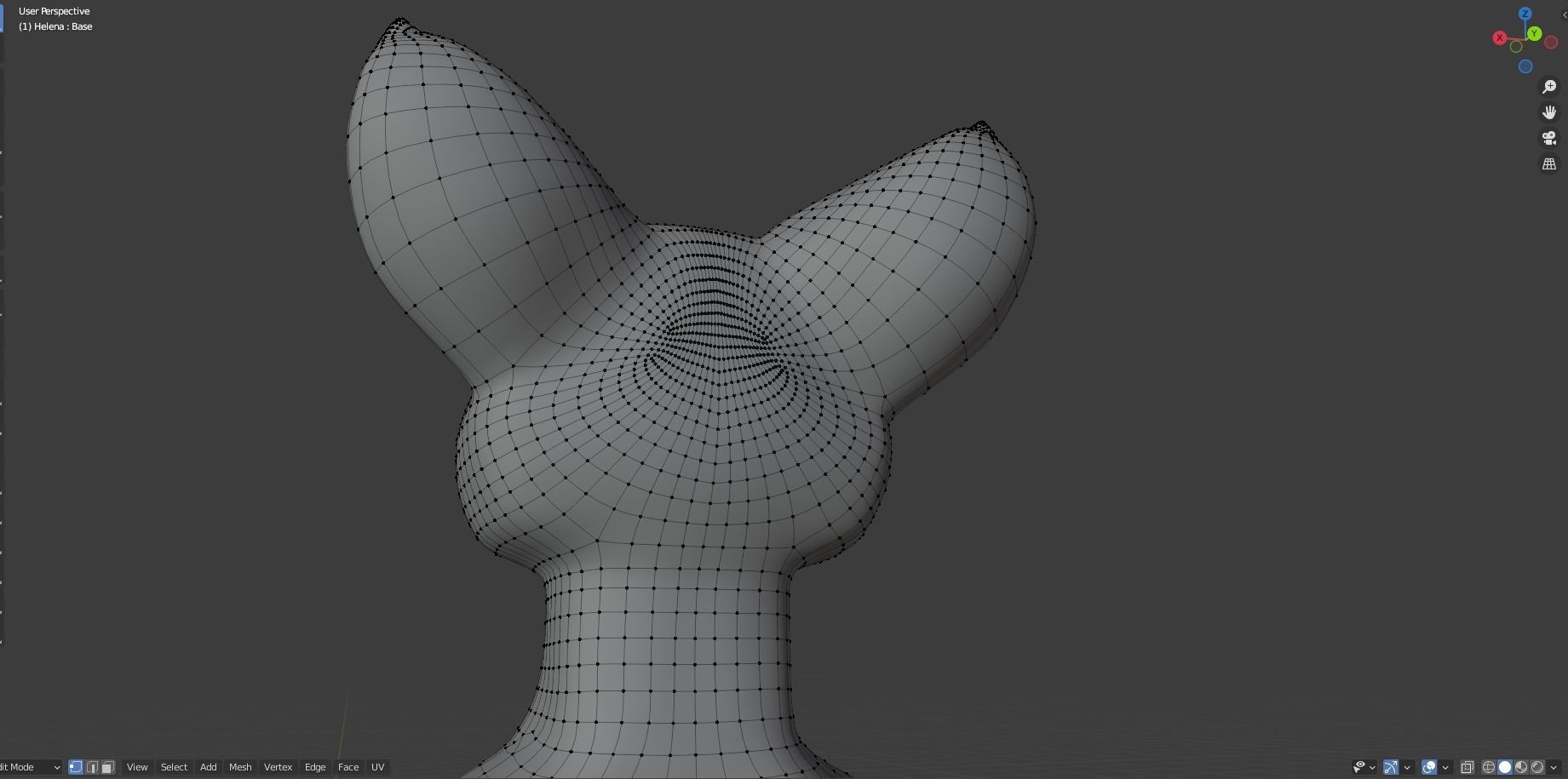 Helena Anthro Wolf 3D model_49