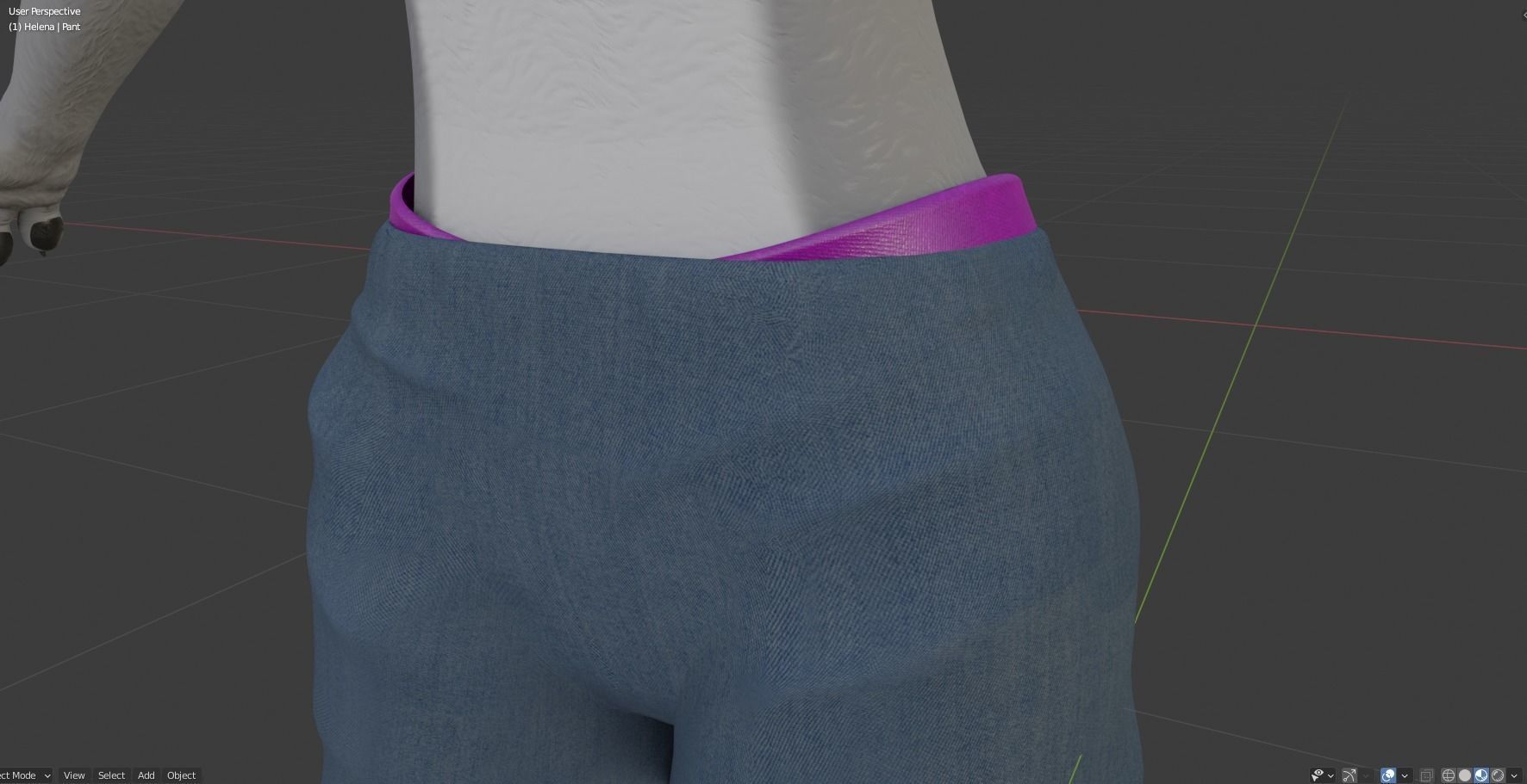 Helena Anthro Wolf 3D model_64