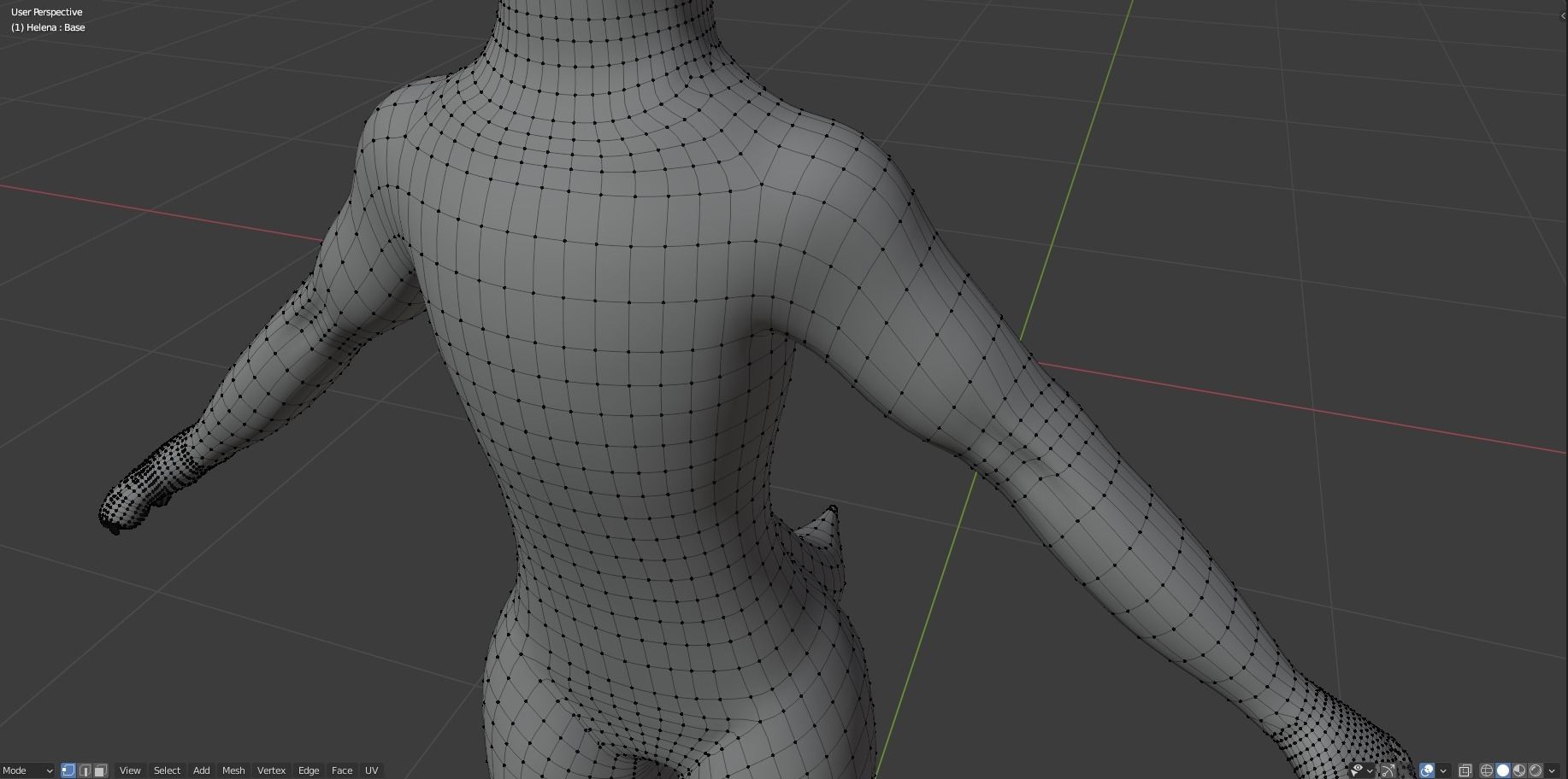 Helena Anthro Wolf 3D model_52