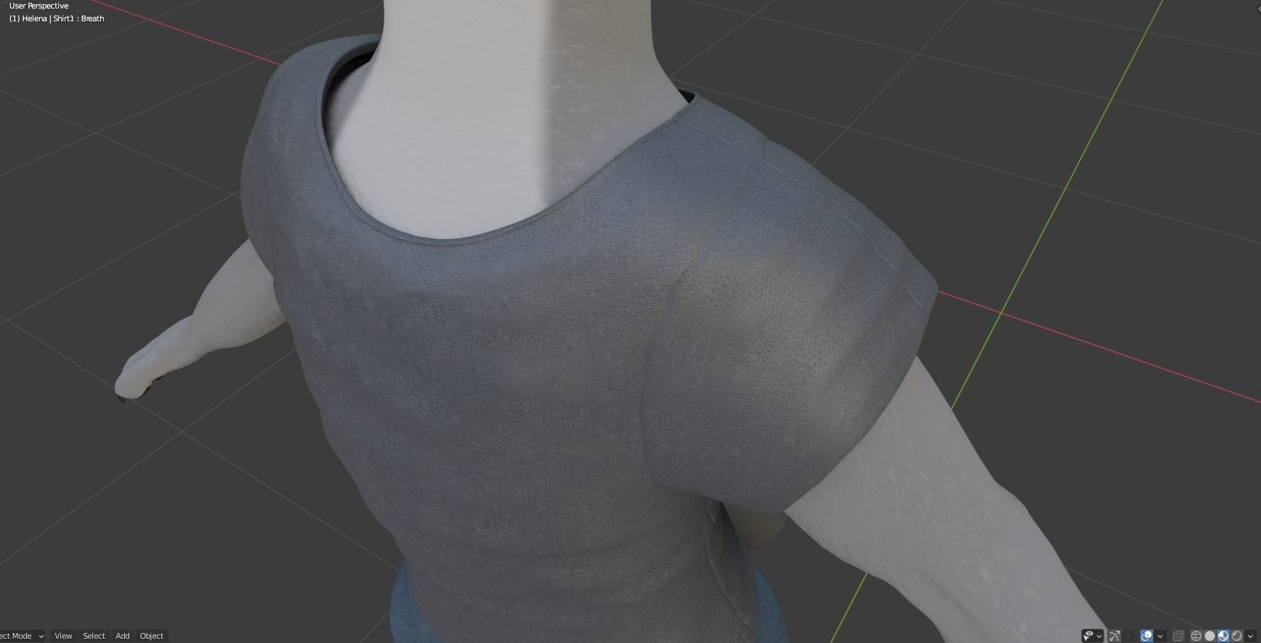 Helena Anthro Wolf 3D model_69