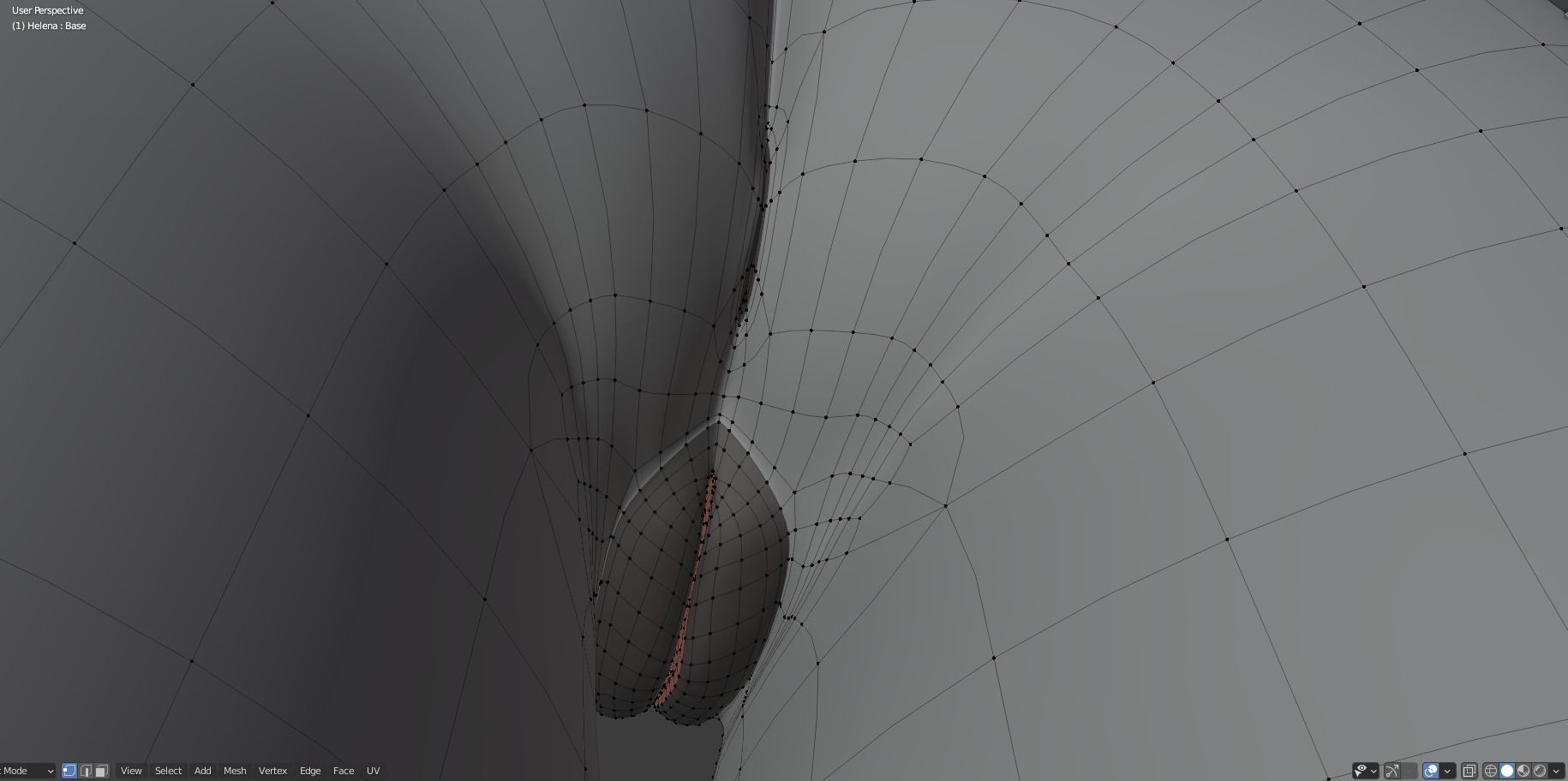 Helena Anthro Wolf 3D model_57