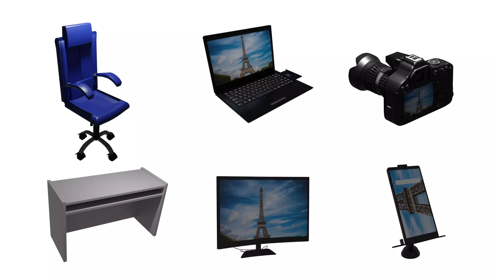 3D Model Assets for Office 3D model_0