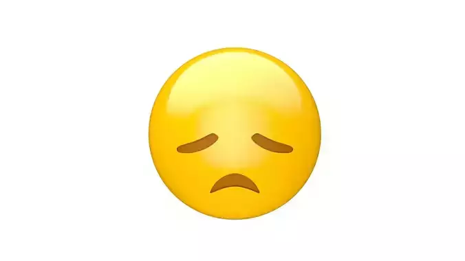 Apple Disappointed Face