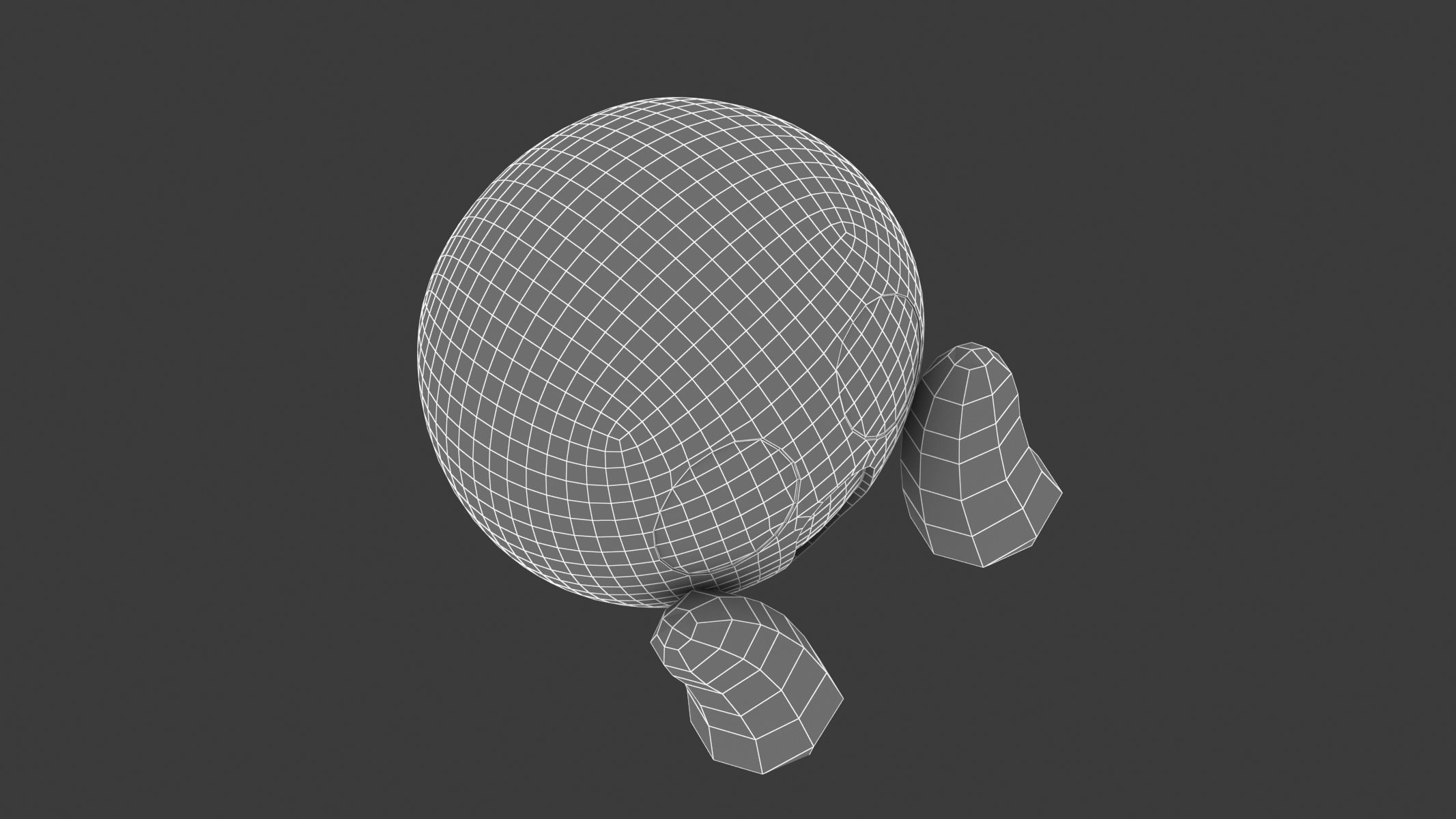 Apple Face Screaming in Fear  3D model_9