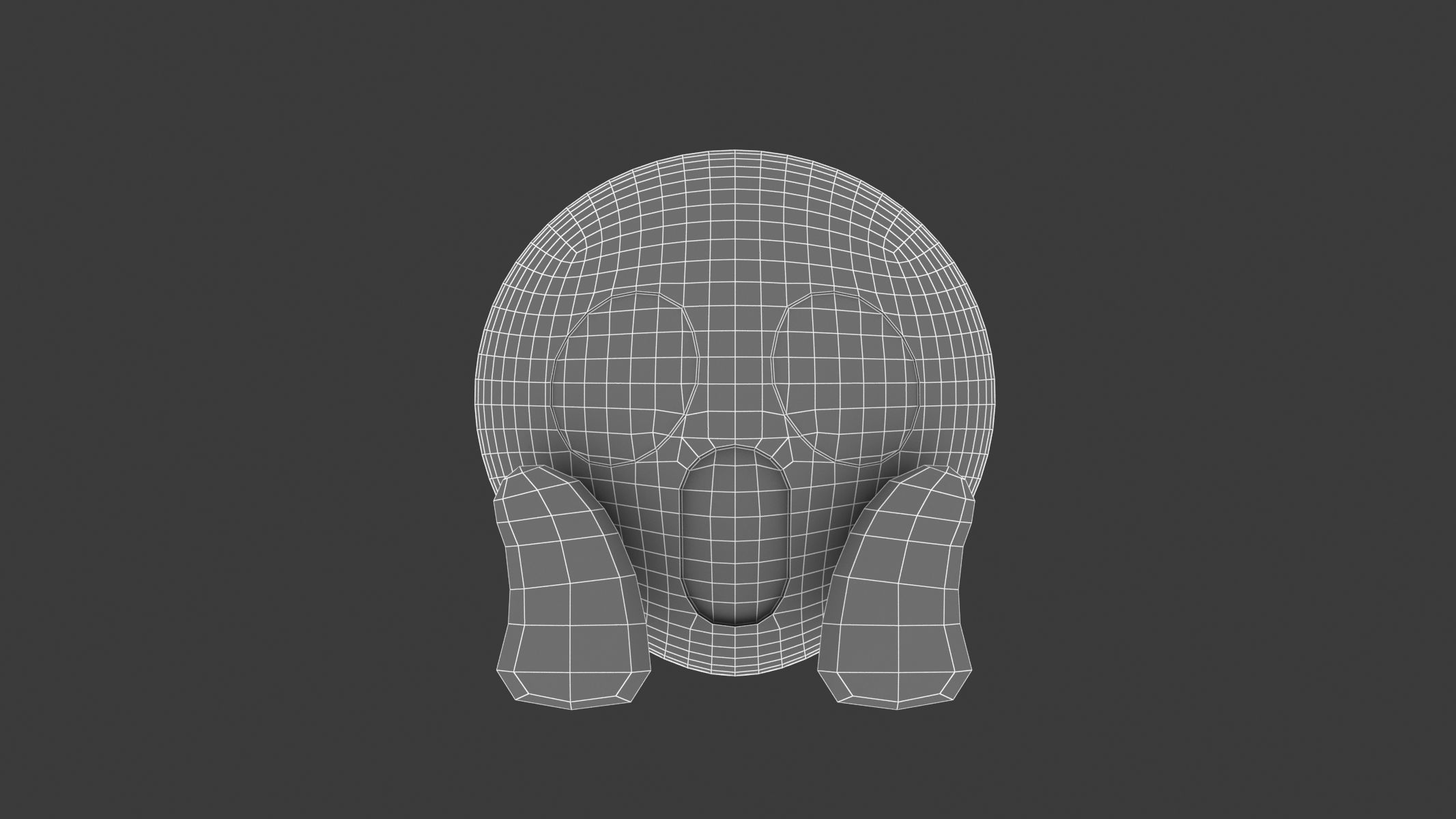 Apple Face Screaming in Fear  3D model_5