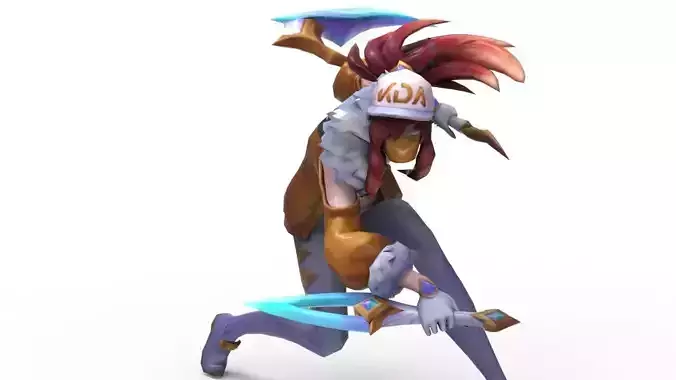 Akali KDA Prestige - League of Legends  3D print model
