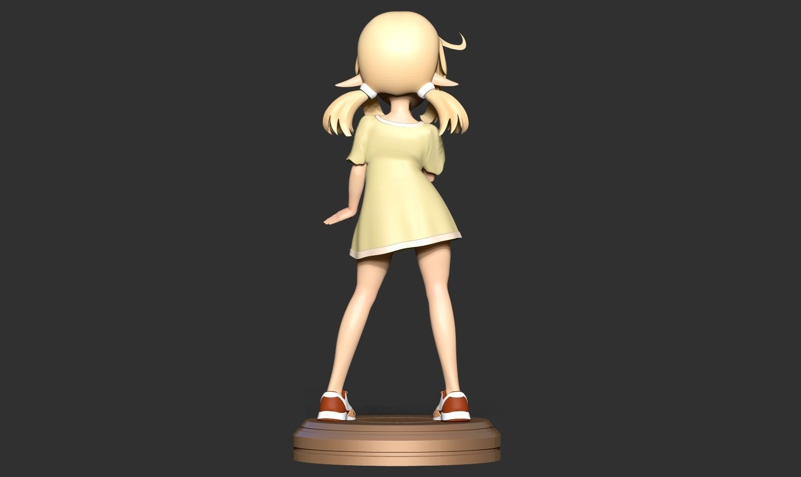 Klee in a T-shirt 3D print model_17