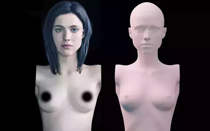 Death Stranding Lockne Mama Lifesize Bust  3D print model