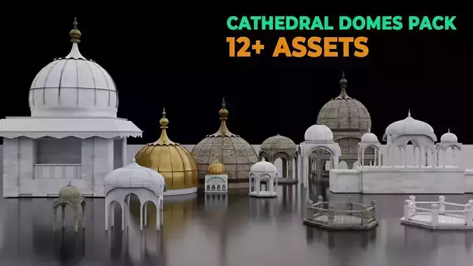 Cathedral Domes Asset Pack
