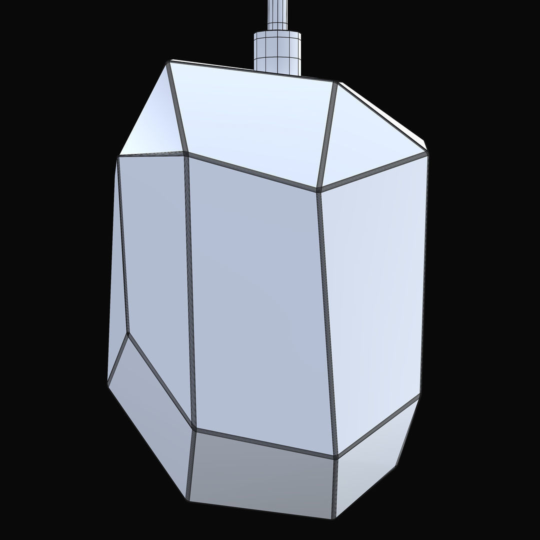 Crystal lux lamp 3D model_3
