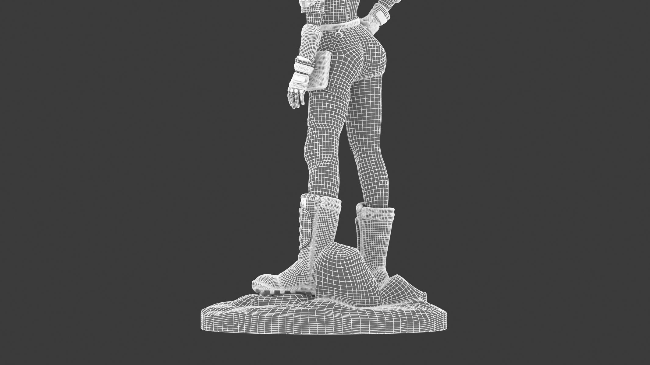 Bulma saiyuki - dragon ball z action figure 3D model_18