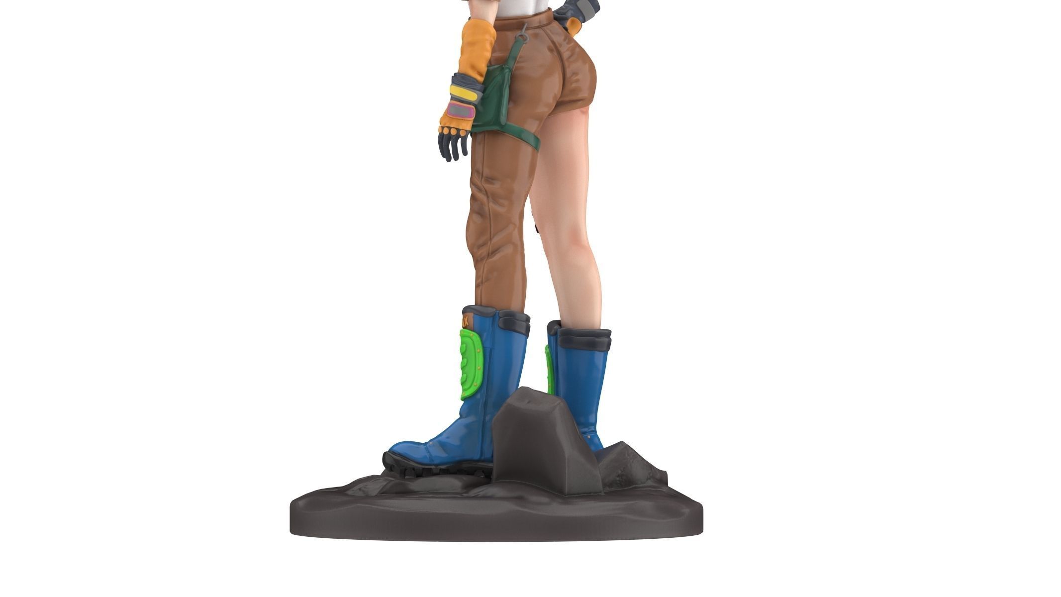 Bulma saiyuki - dragon ball z action figure 3D model_8