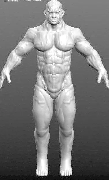 Ulltimate Evil Low-poly 3D model_0