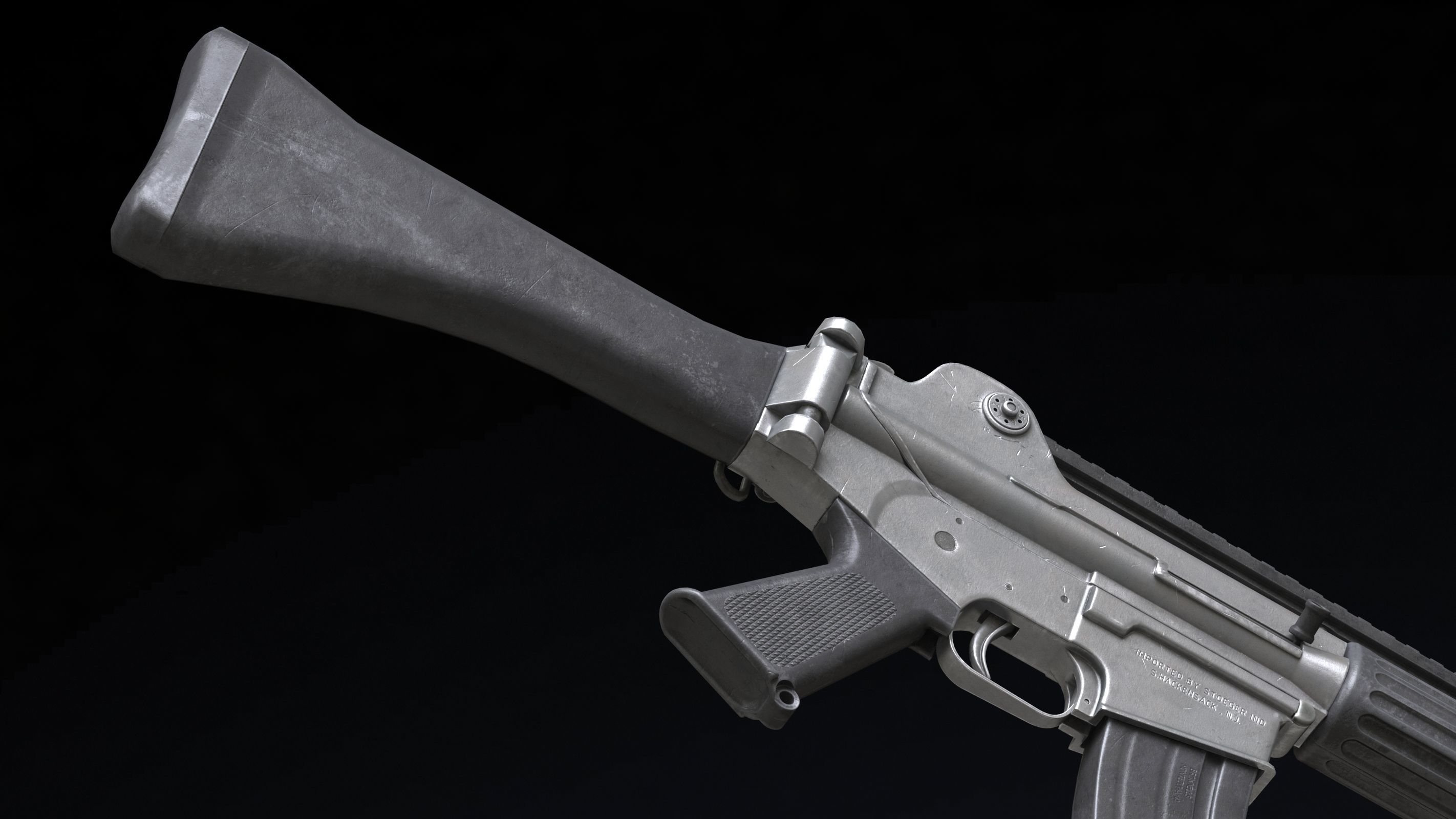 Daewoo Precision Industries K2 Low Poly Low-poly 3D model_11