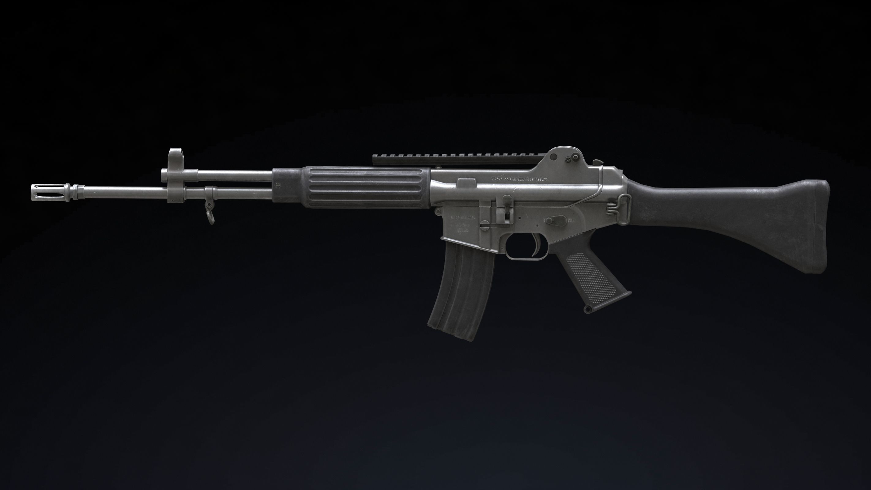 Daewoo Precision Industries K2 Low Poly Low-poly 3D model_2