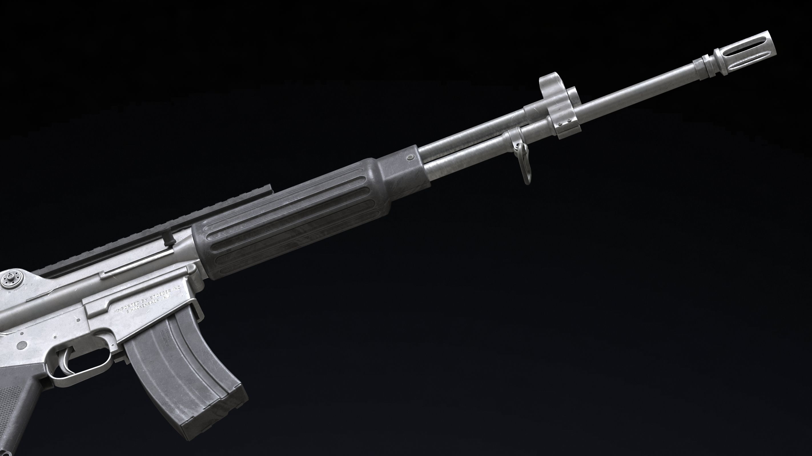 Daewoo Precision Industries K2 Low Poly Low-poly 3D model_12