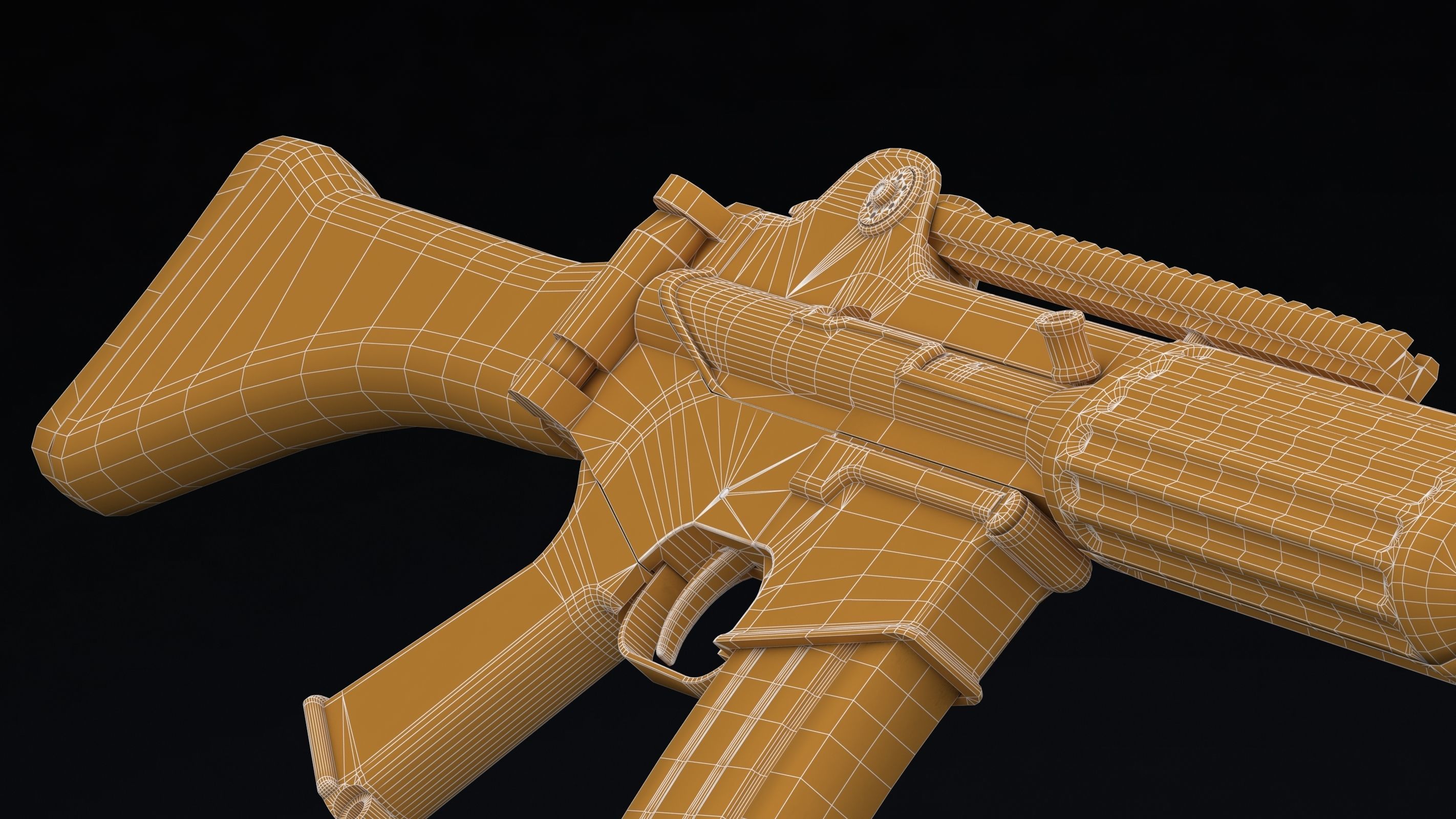 Daewoo Precision Industries K2 Low Poly Low-poly 3D model_28