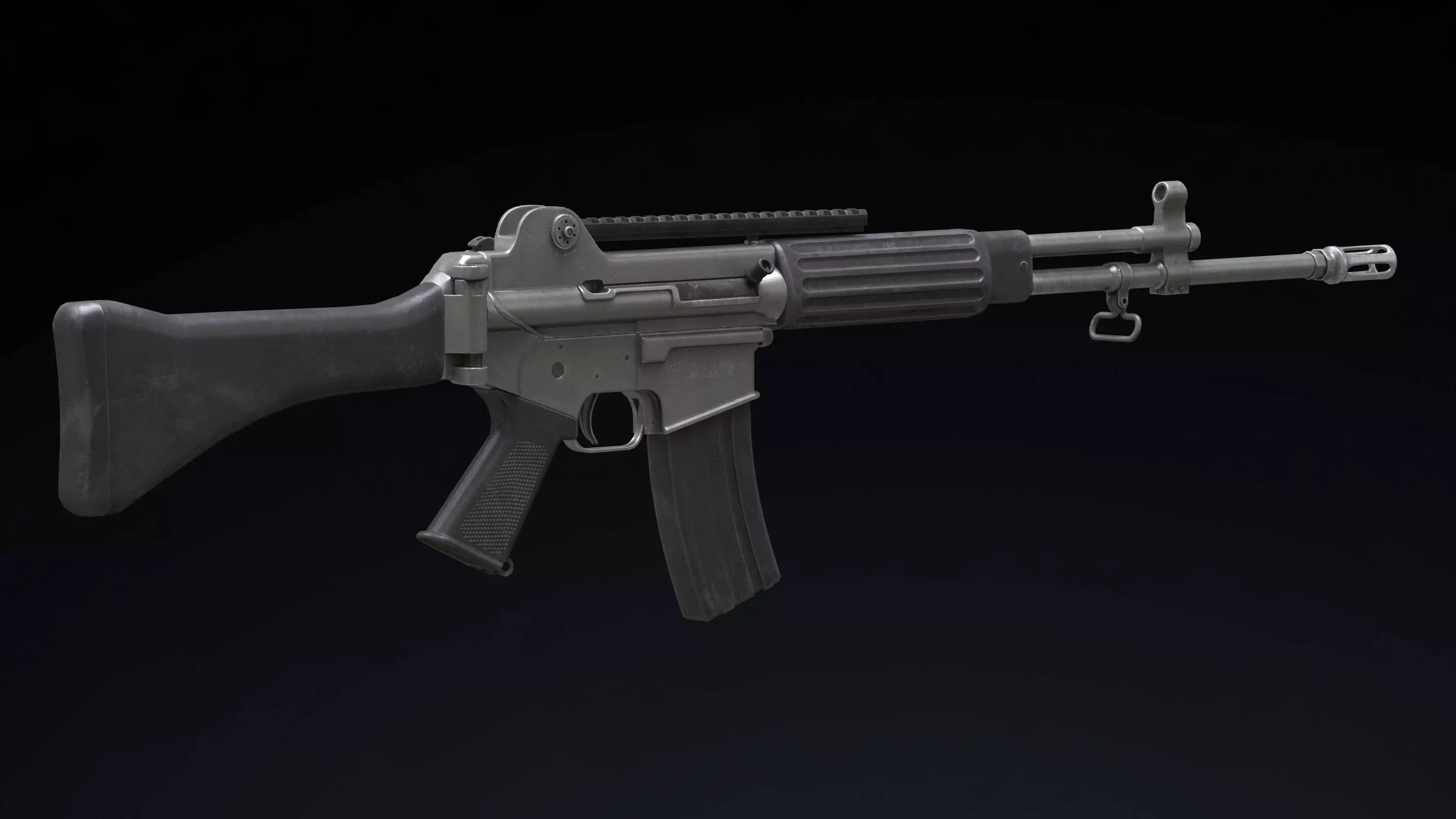 Daewoo Precision Industries K2 Low Poly Low-poly 3D model_0