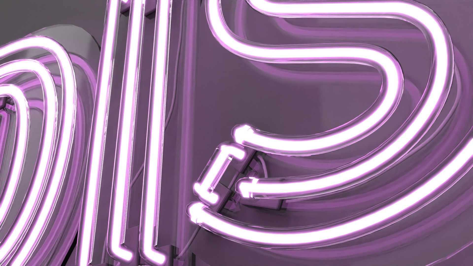 Disco - Neon Sign 3D model_5