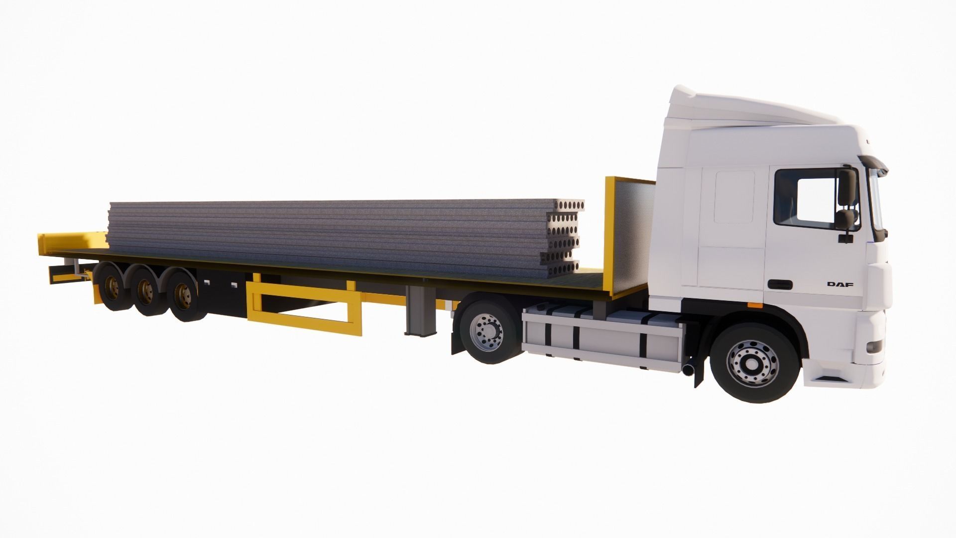 container truck 3D print model_1