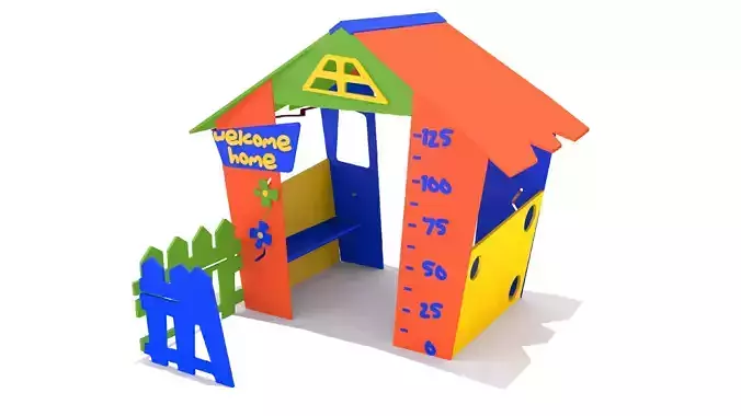 Playhouse Playground Low-poly 3D model