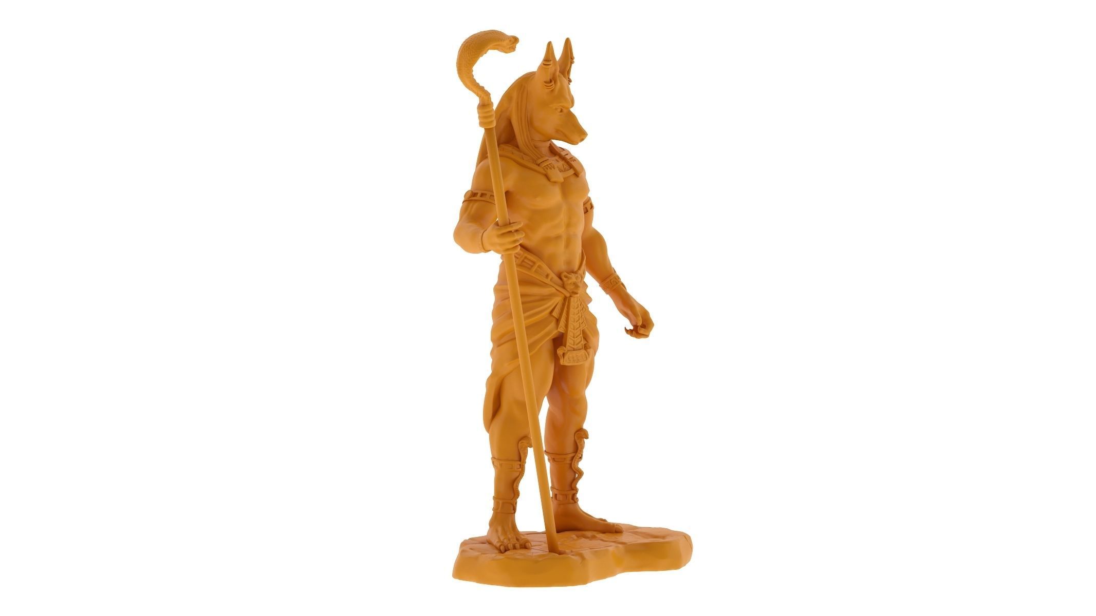Jackal God of the Egyptian - 3D Printable 3D print model_2