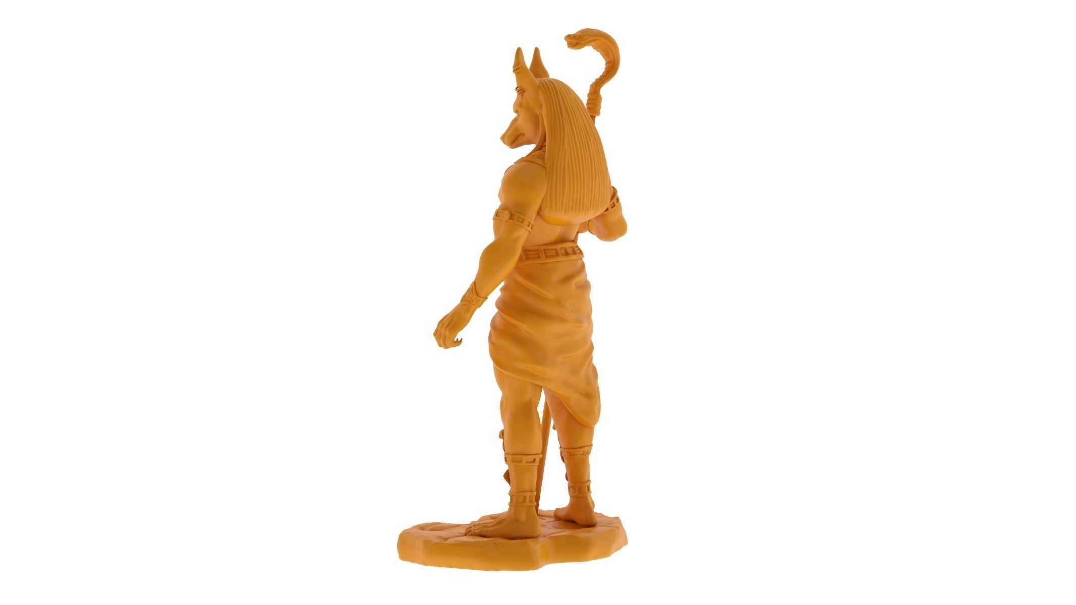 Jackal God of the Egyptian - 3D Printable 3D print model_4