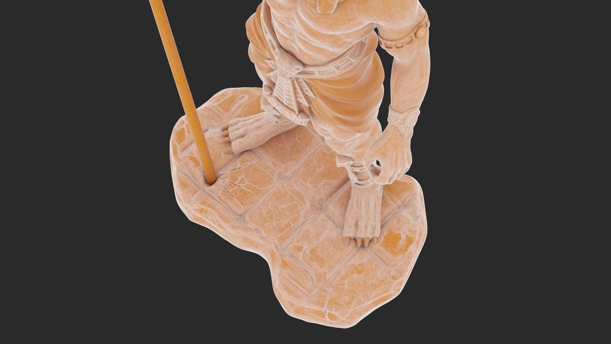 Jackal God of the Egyptian - 3D Printable 3D print model_20