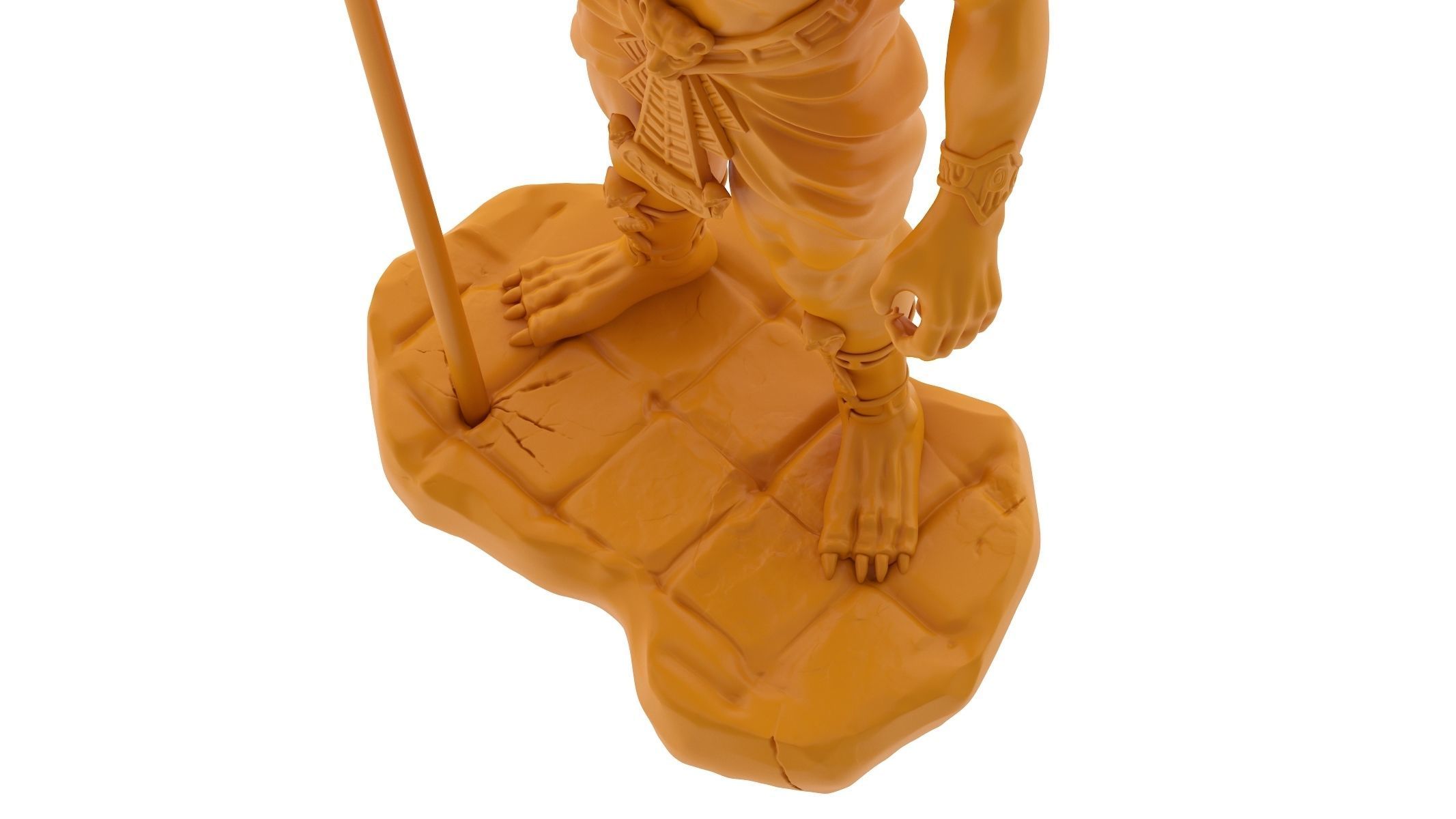 Jackal God of the Egyptian - 3D Printable 3D print model_10