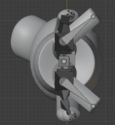 creepy character with skeleton 3D model_7