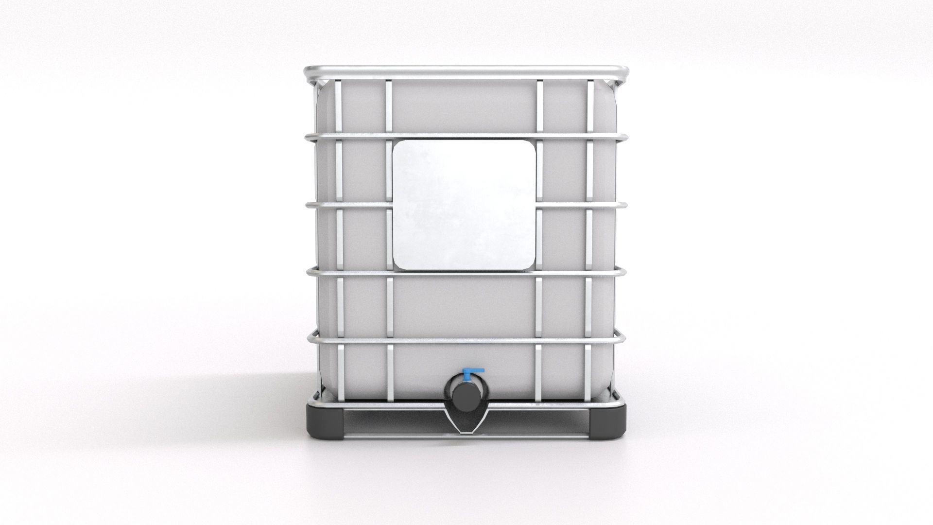 IBC Container Low-poly 3D model_1