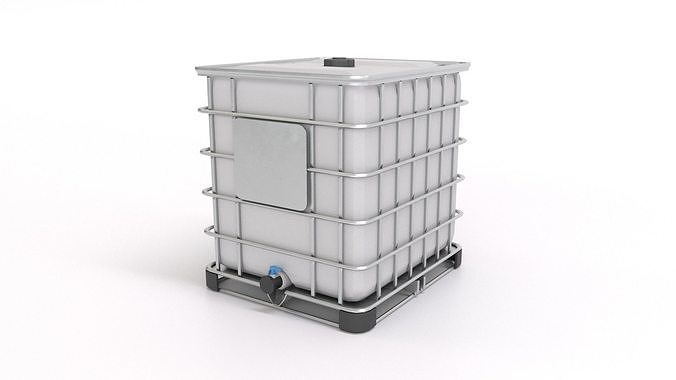 IBC Container Low-poly 3D model