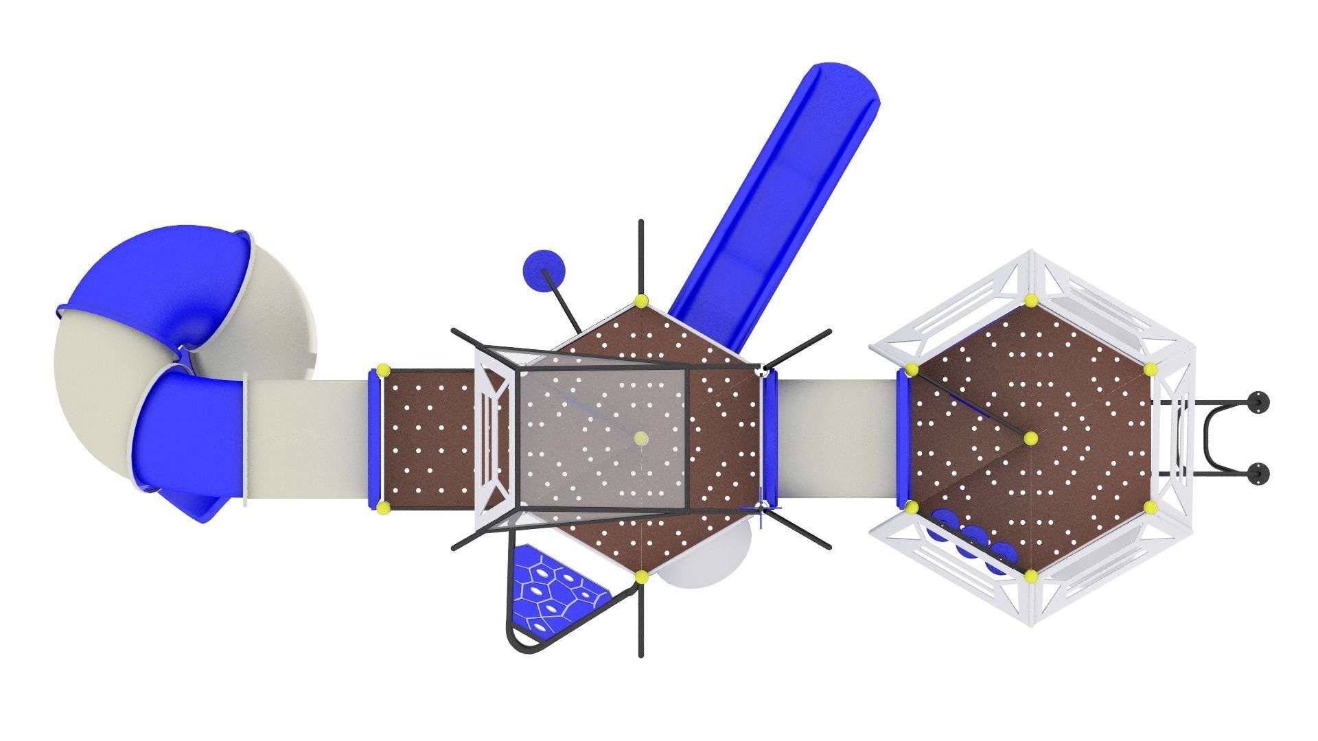 Ufo Playground Low-poly 3D model_10