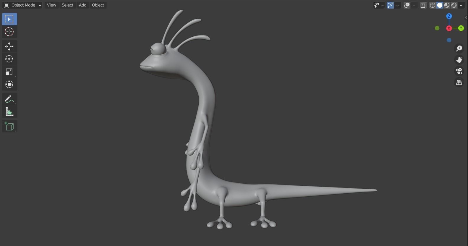 Monster inc - Rendall boggs rigged 3D model_9