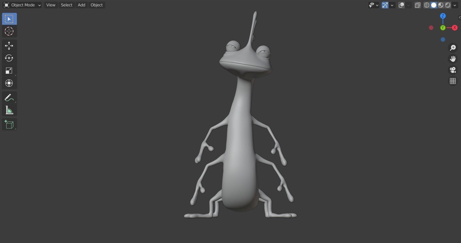 Monster inc - Rendall boggs rigged 3D model_10