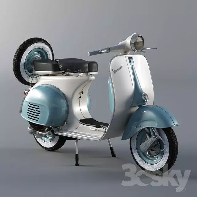 VESPA VNB 125 3D print model_0