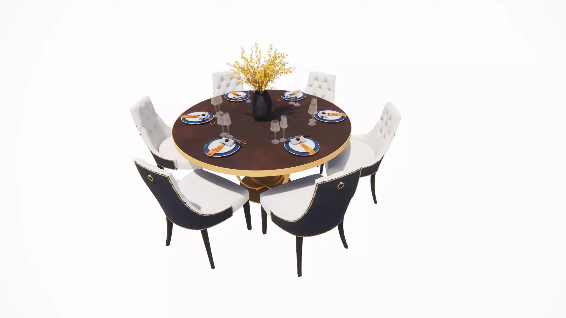 dining table 3D print model_0