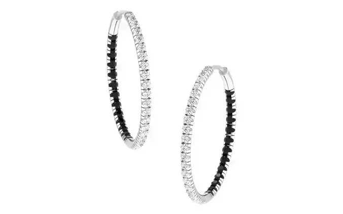 Women Earrings 3dm stl render detail 3D print model