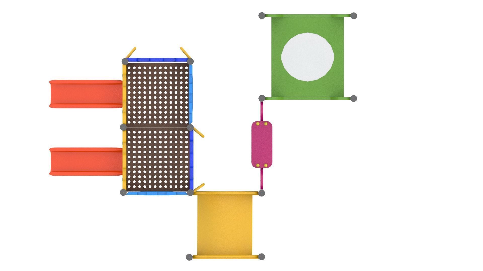 Mini Playground Low-poly 3D model_8