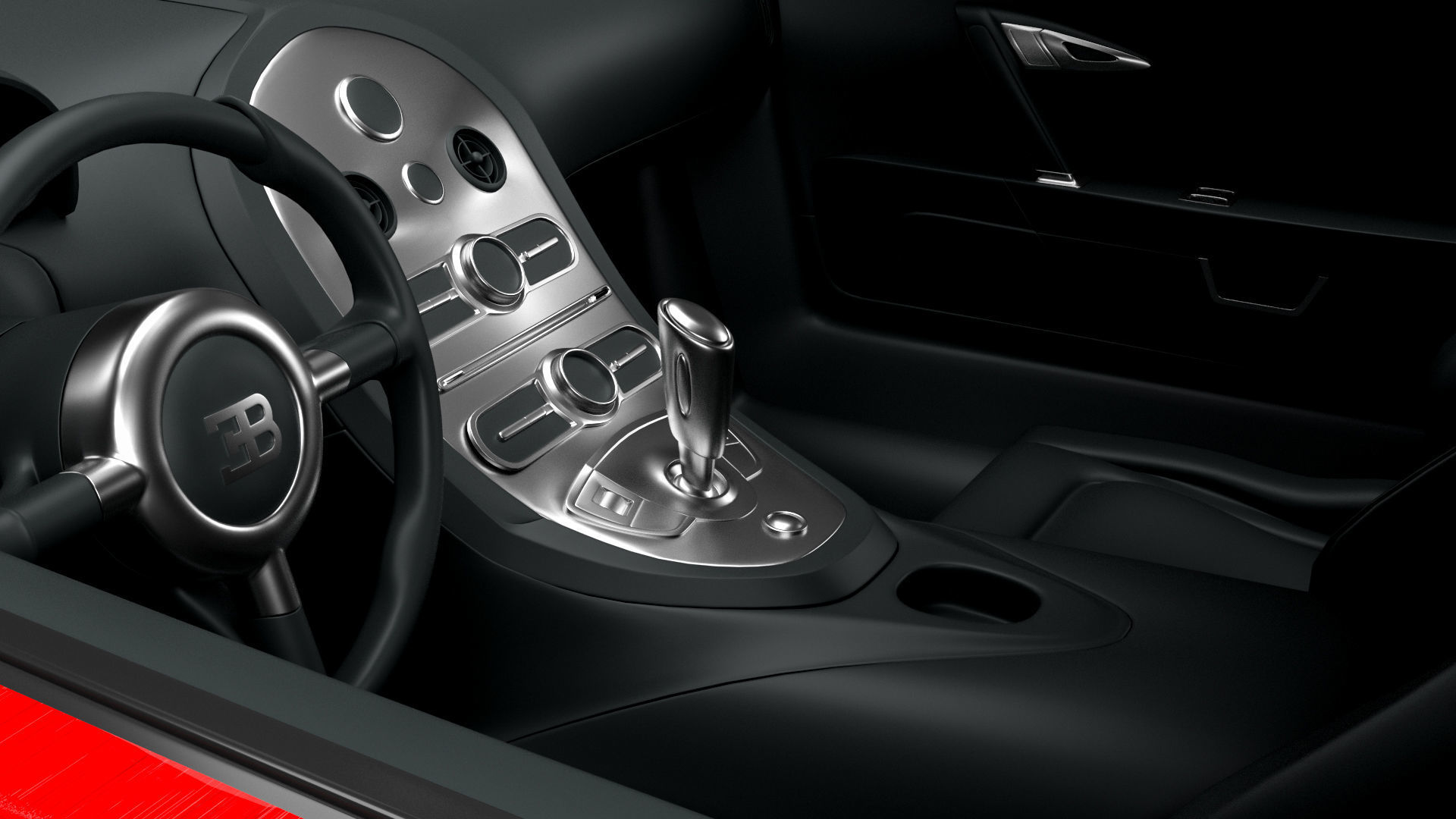 Bugatti Veyron 3D model_6