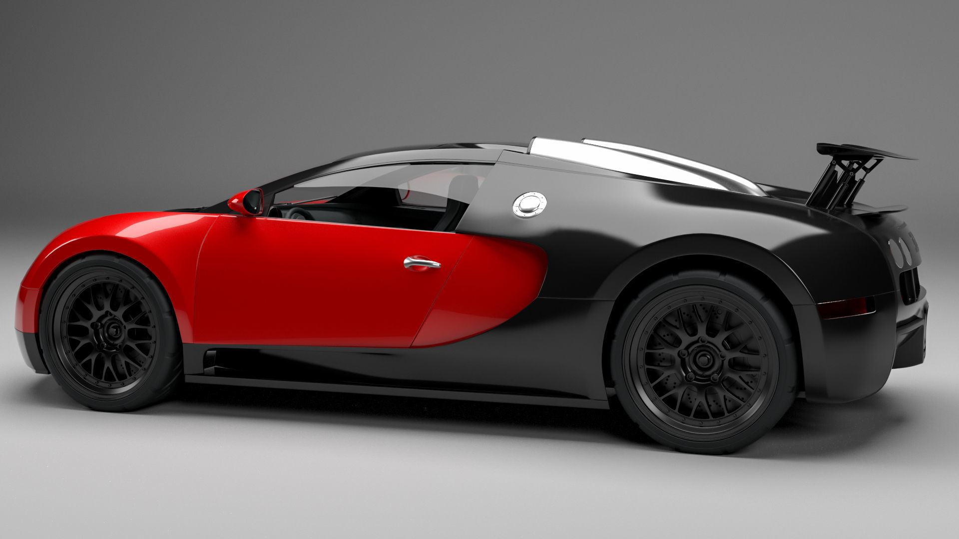 Bugatti Veyron 3D model_5