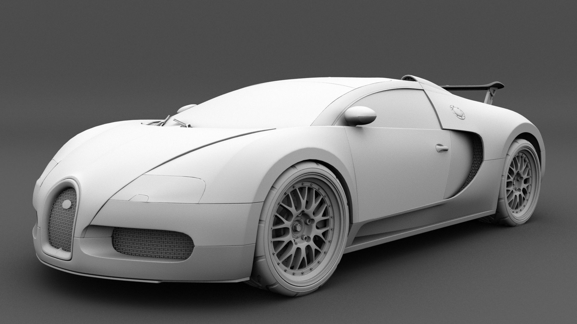 Bugatti Veyron 3D model_7