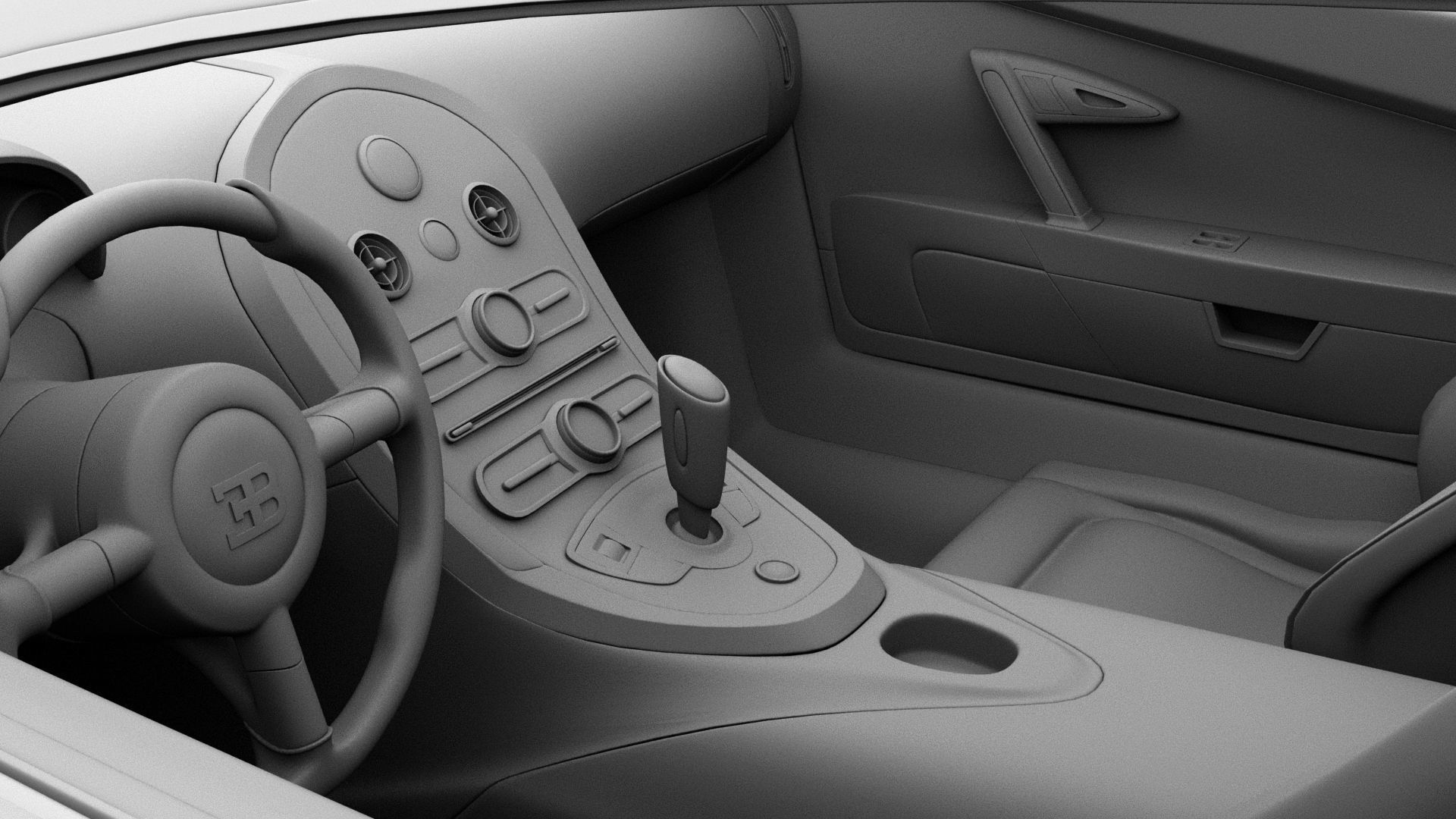 Bugatti Veyron 3D model_13