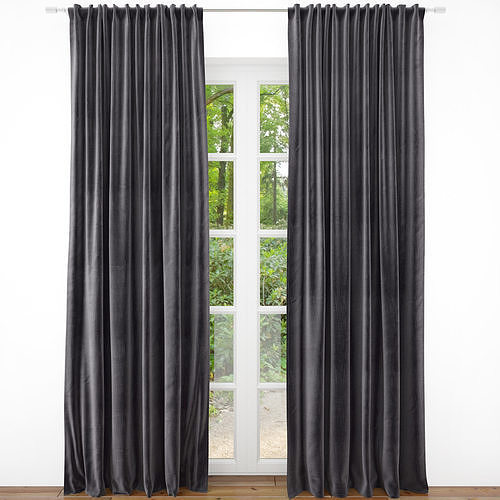 Curtains blackout Free 3D model
