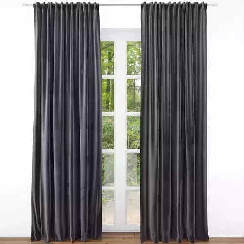 Curtains blackout Free 3D model