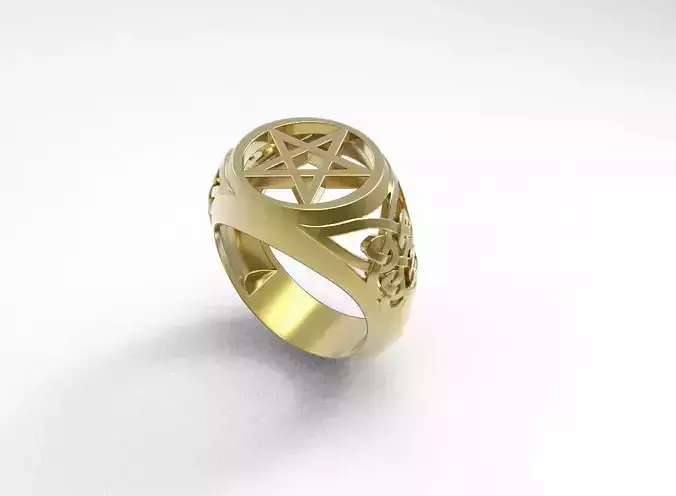 ring star Free 3D print model