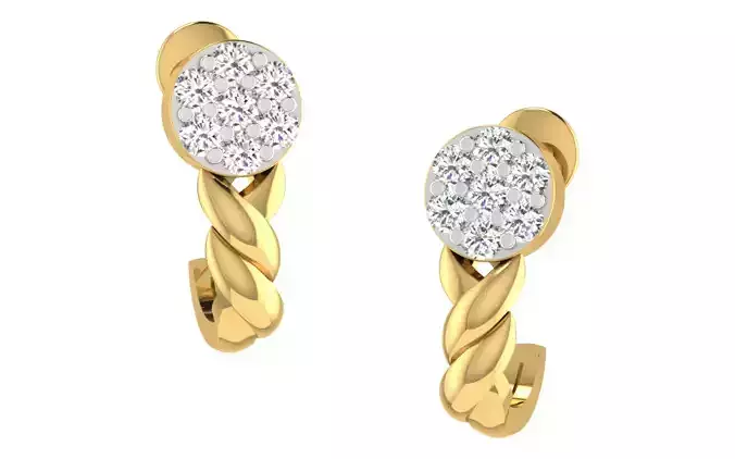 Women Earrings 3dm render detail 3D print model