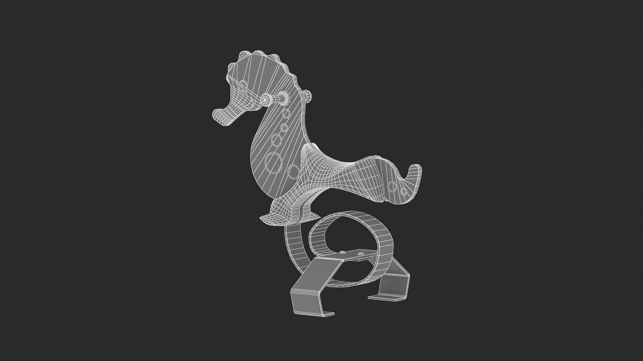 Lappset Seahorse 3D model_5