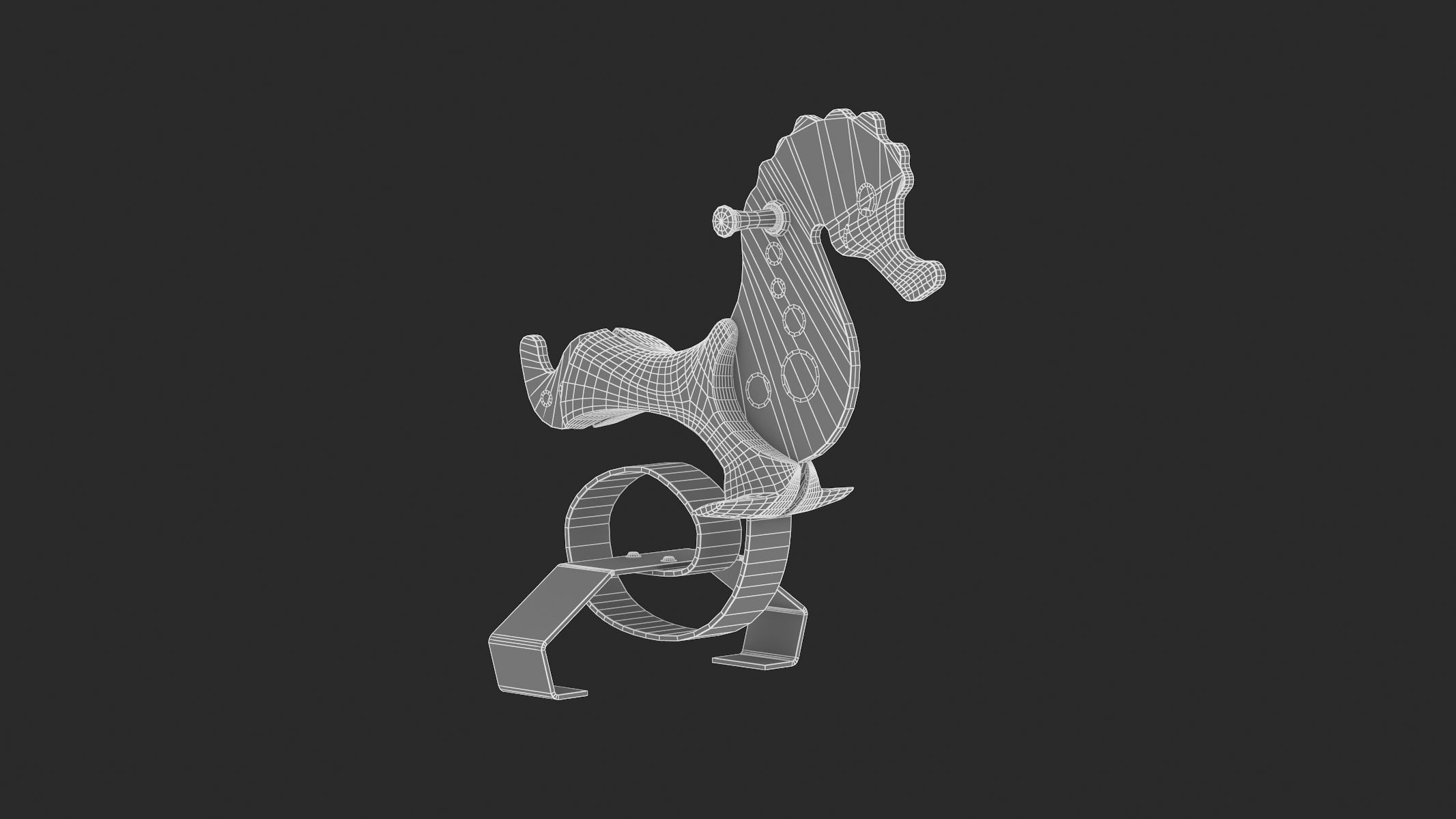 Lappset Seahorse 3D model_6