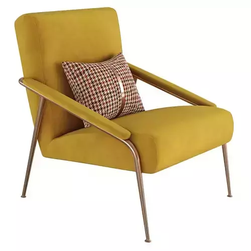 Homary-Mid-century Accent Chair